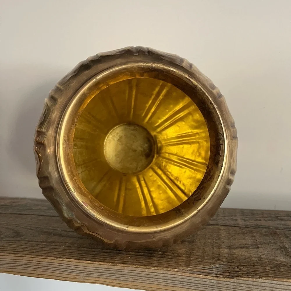 Large brass Roman Urn